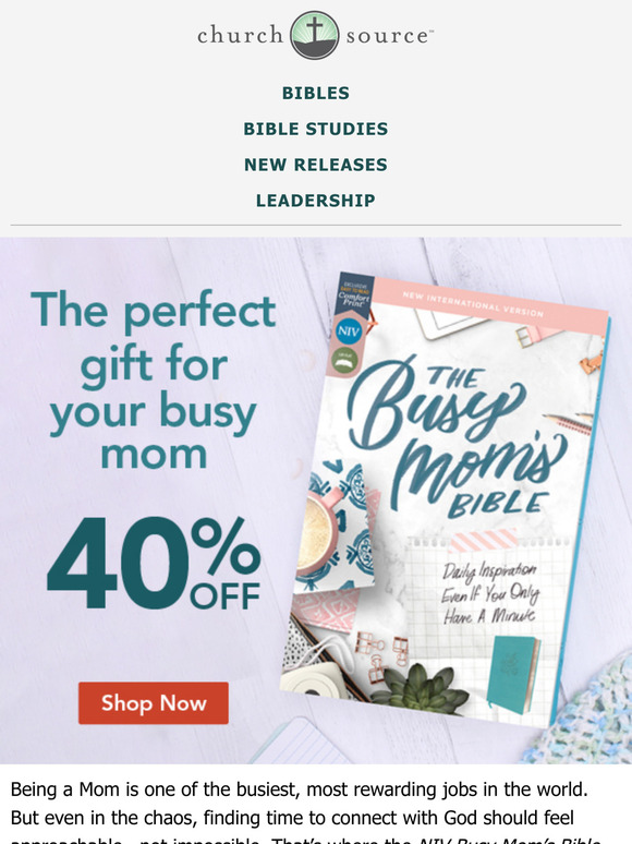 The perfect Bible for the Busy Moms in your life! 📖