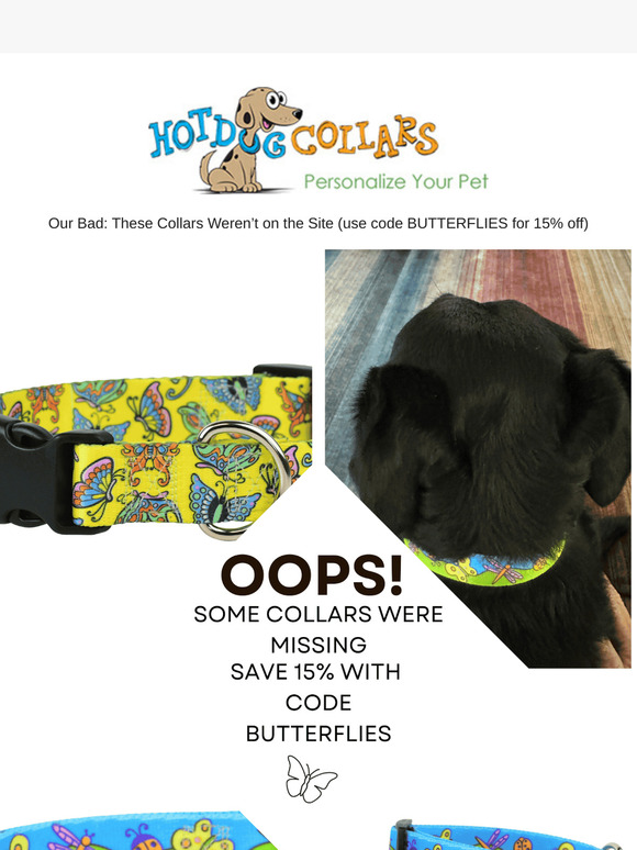 Oops: These Collars Weren’t on the Site (Now They Are + 15% Off!)