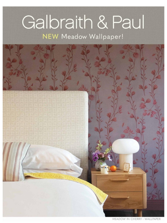 NEW Meadow Wallpaper Shipping Now!