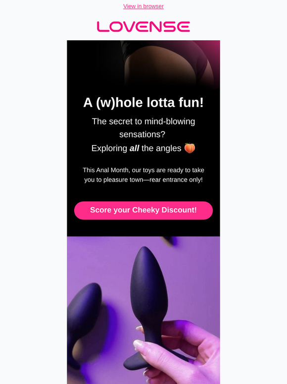 For a (w)hole lotta fun! 🍑