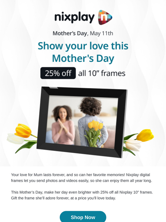 Make Mum smile 🎁 (save 25% on her favorite gift!)