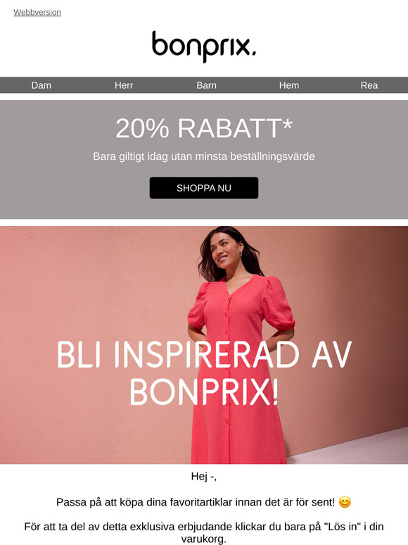 ⏰ Sista chansen: Bara idag kan du säkra 20% rabatt! ⏰