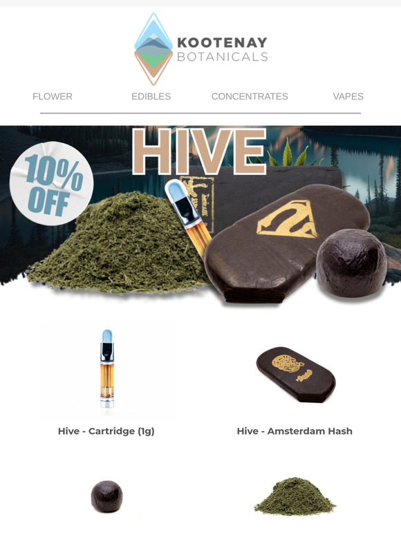 Shop New Strains + Save on Hive