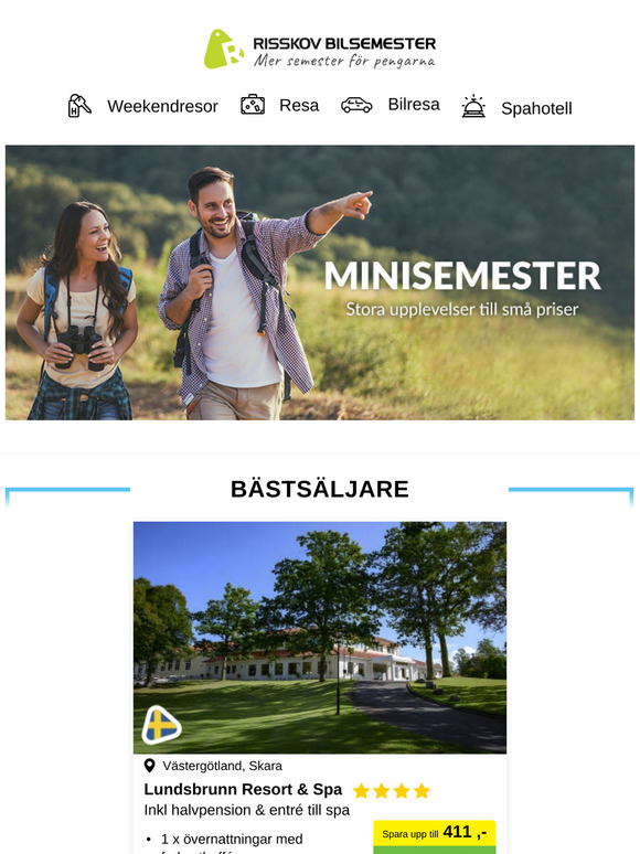 Vårens bästa getaways – perfekt för en minisemester! 🌿