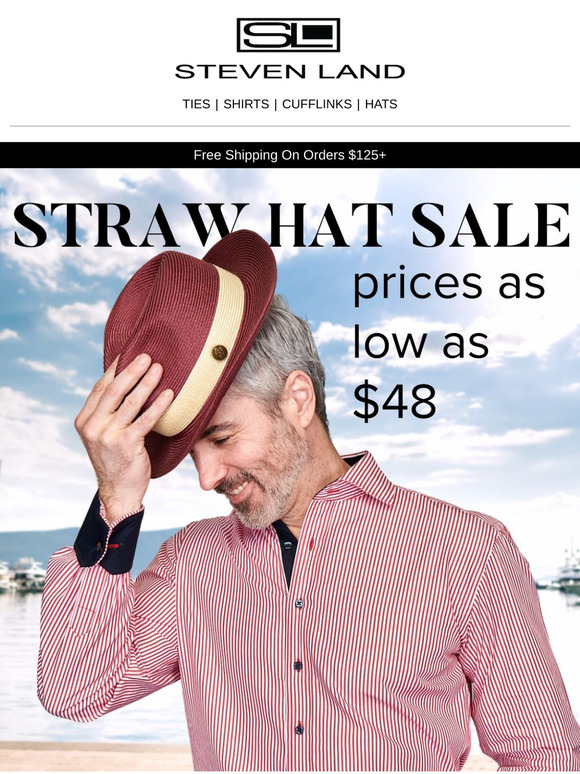 Just In Time For Summer: STRAW HAT SALE