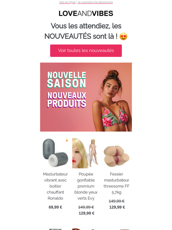 Découvrez les nouveautés LOVE AND VIBES