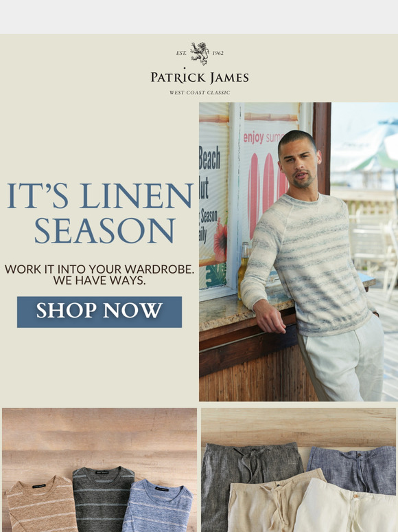 It’s Linen Season—Refresh Your Spring Wardrobe
