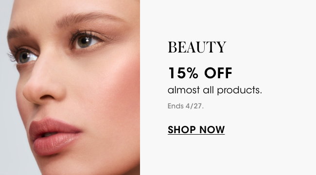 Beauty 15% Off