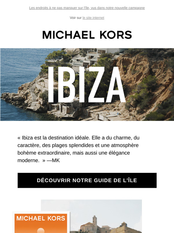 Découvrez le guide d'Ibiza de Michael Kors
