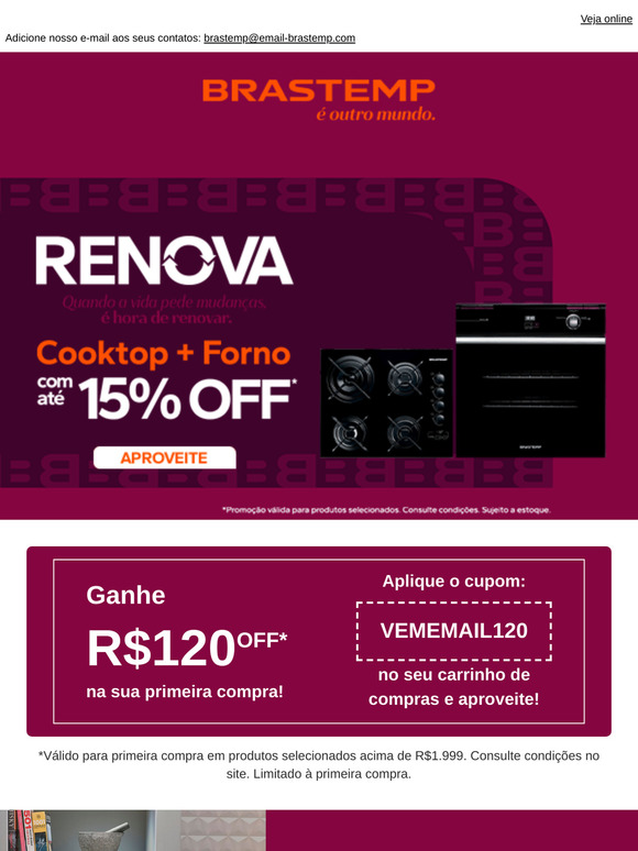 Alerta de Oferta Brastemp! 📧🚨