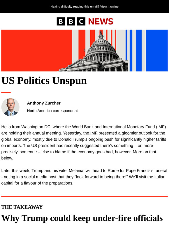 US Politics Unspun: To fire or not to fire