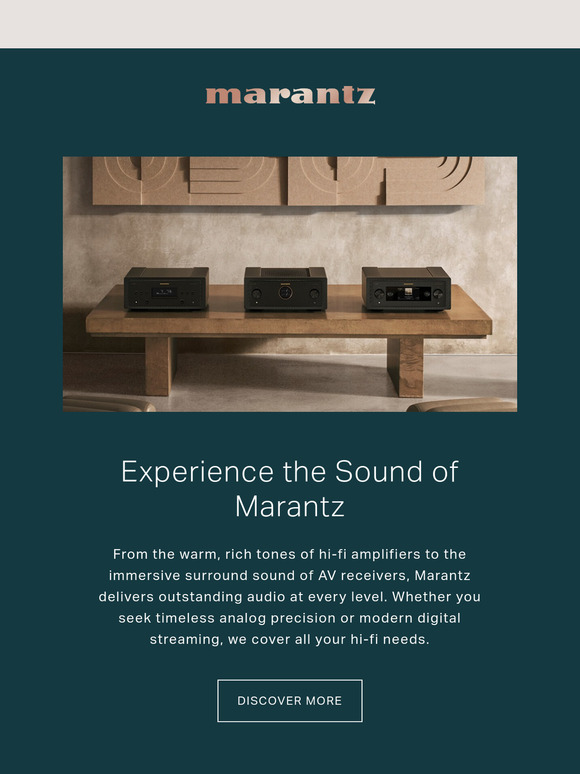 Experience the Sound of Marantz