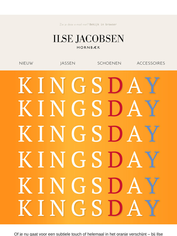 Vier Koningsdag in stijl! 👑