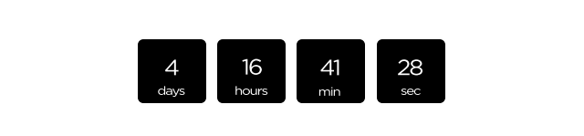 Countdown to End of Sale