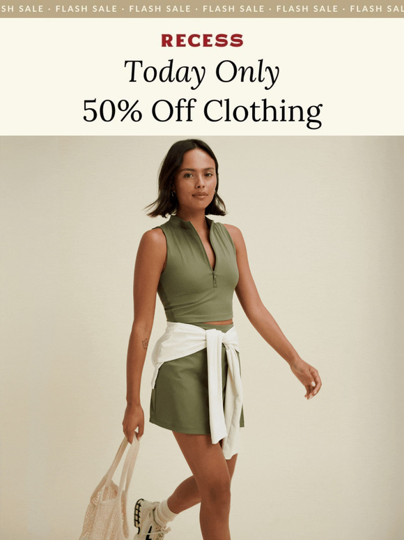 50% OFF CLOTHING