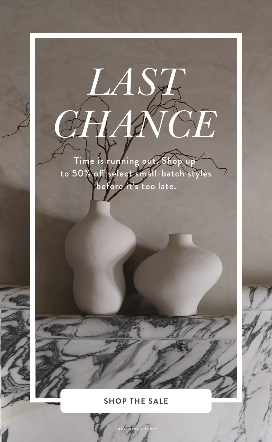 Last Chance - Fresh Foundations Sale