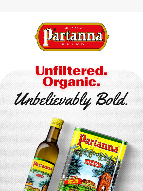 Unfiltered: Partanna’s Unfiltered Organic EVOO