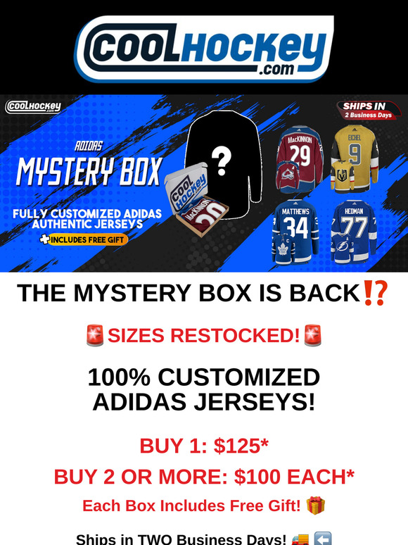 Mystery Box Restocked⁉️ ALL Customized Adidas Jerseys! 🚨