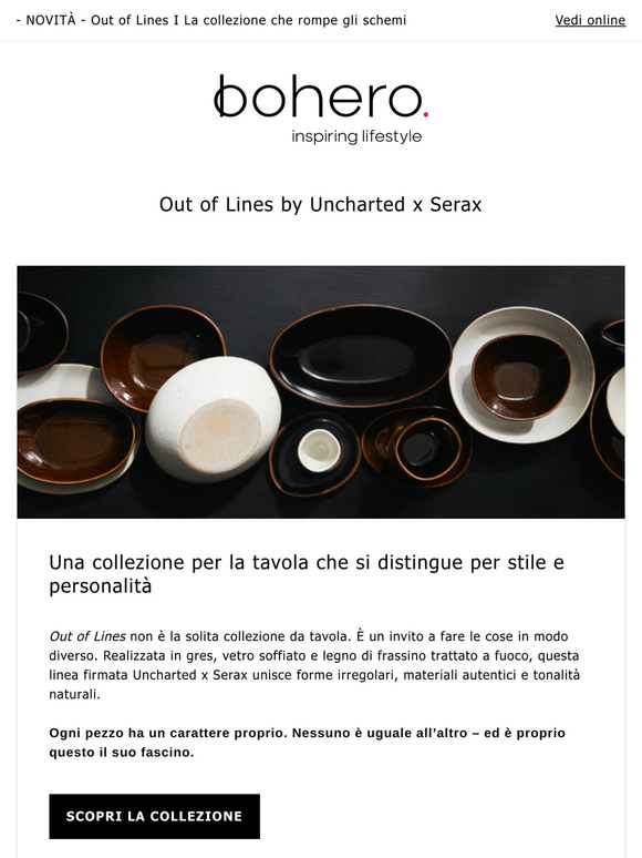 - NOVITÀ - Out of Lines I La collezione che rompe gli schemi