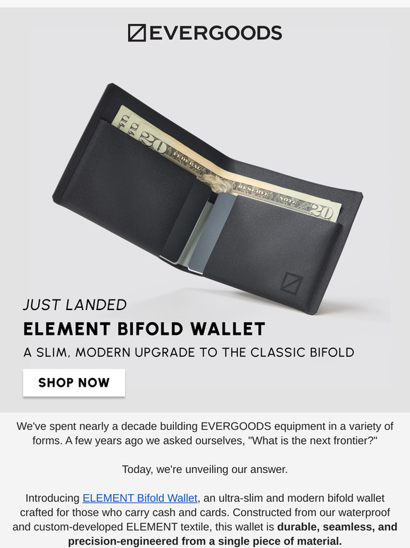 Live: ELEMENT Bifold Wallet