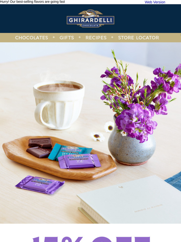 FINAL DAYS 🍫☕ 15% Off Bulk Chocolate