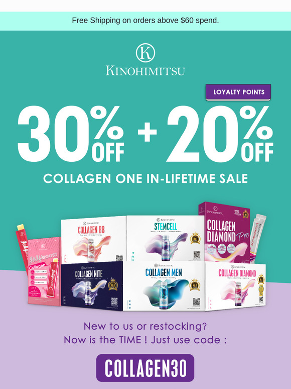 😍BIG SALE! Your Favs Collagen Now 30% Off!