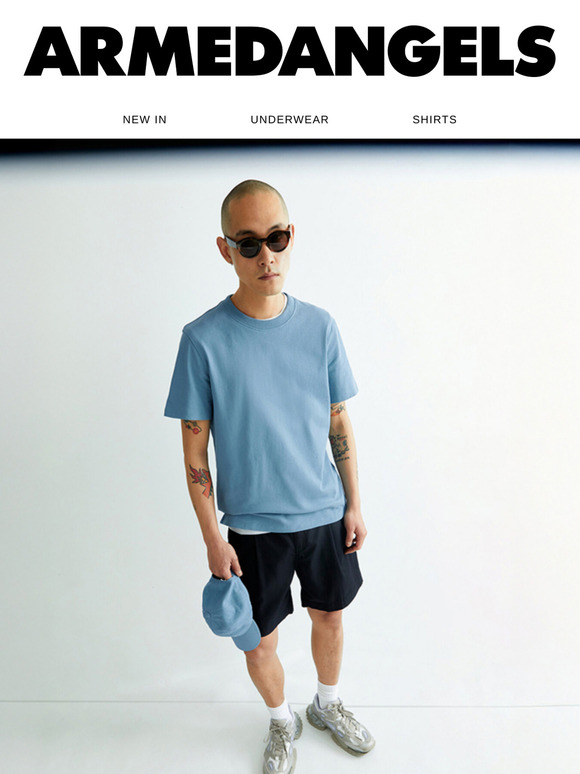 Midweight T-shirt in fresh new colours