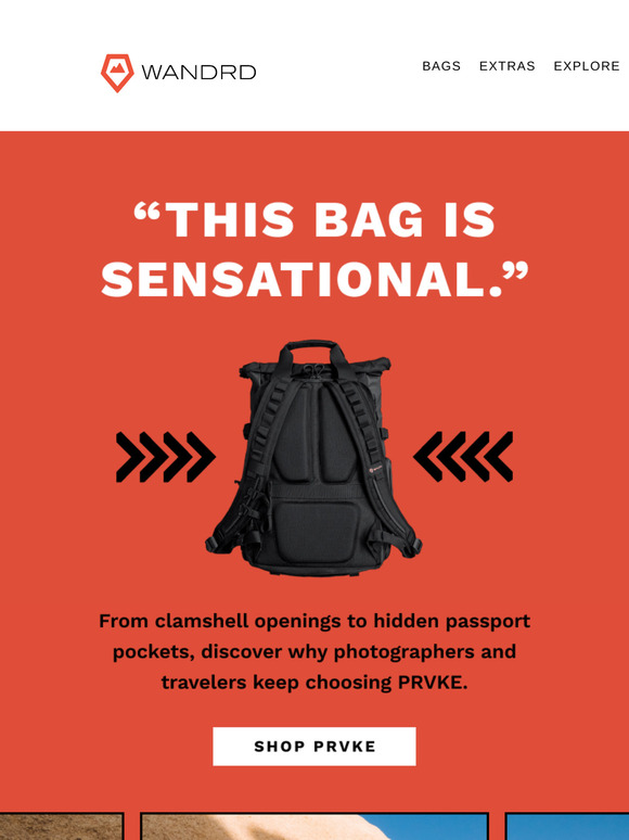 Triple Threat: Three sizes. Three configurations. One incredible bag.