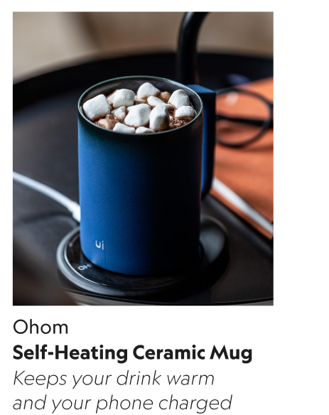 Self-Heating Ceramic Mug