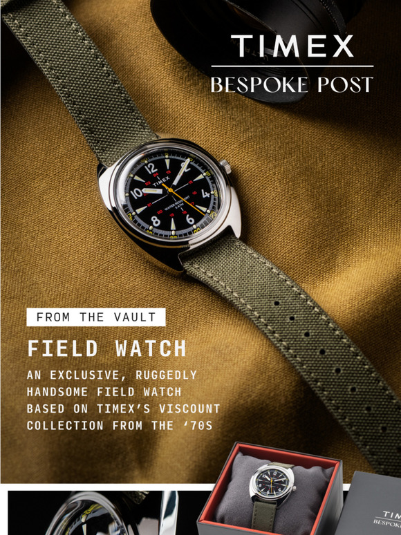 Introducing: Timex 🤝 Bespoke Post