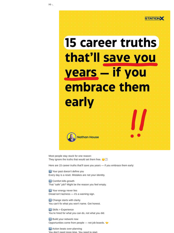 🔒 15 career truths that’ll save you years