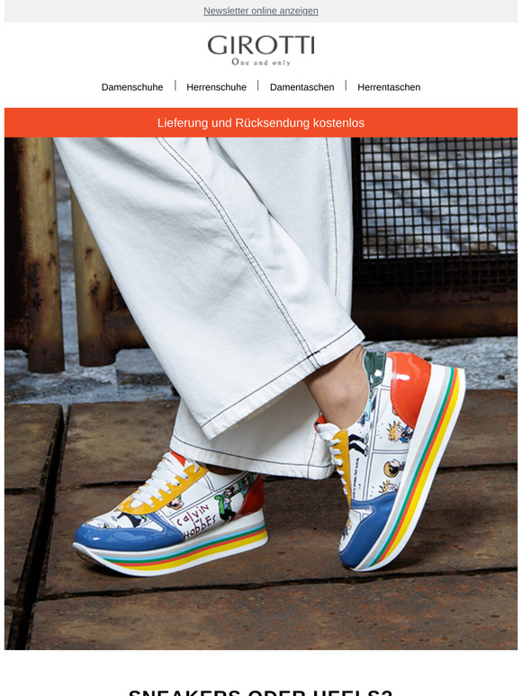 Trauen Sie sich, aufzufallen – maßgefertigte Sneaker und Heels