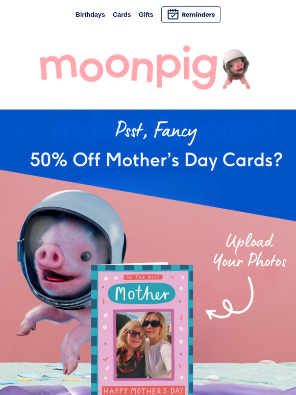 ⚠️ ❤️, 👀 50% off Mother’s Day cards