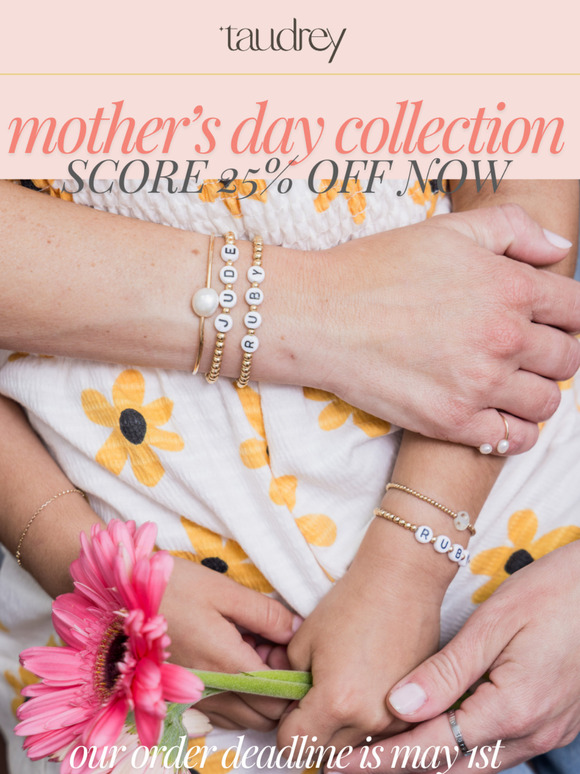 💐 25% OFF for Mother's Day Starts Now!
