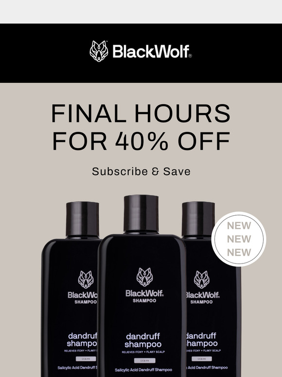 [Final Hours] 40% OFF Dandruff Shampoo