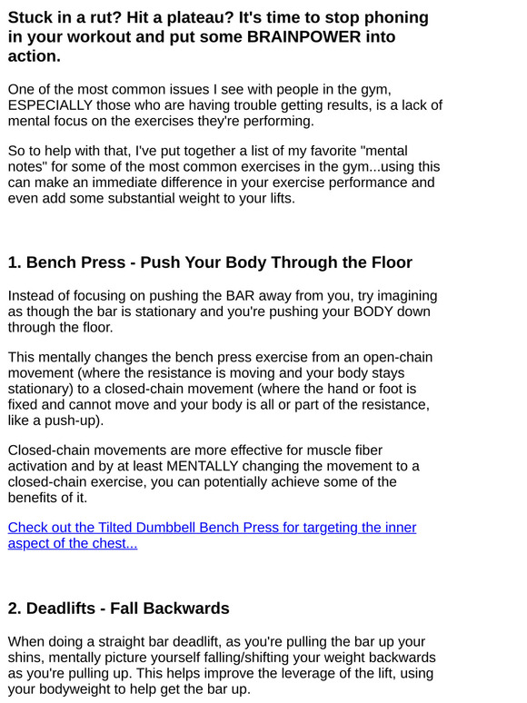 7 mental tricks to get more out of common exercises