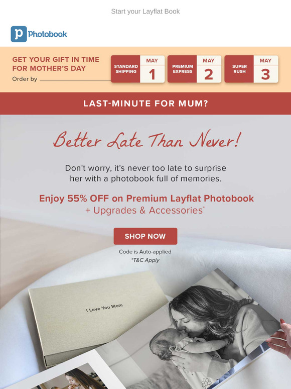 It’s not too late to wow Mom ✨