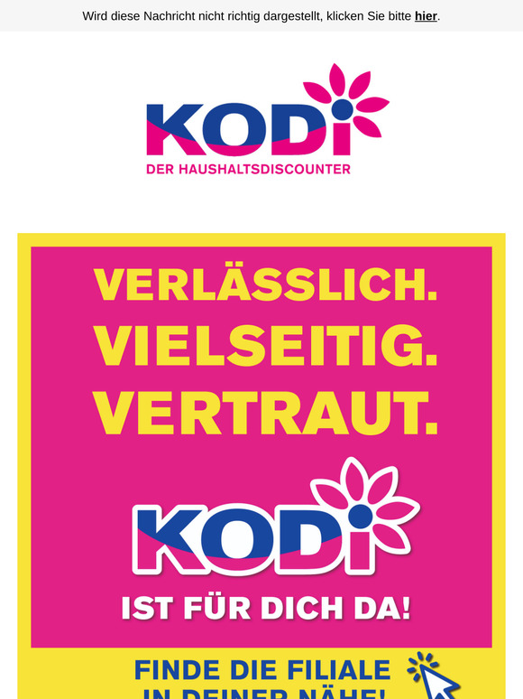 KODi ist für dich da!
