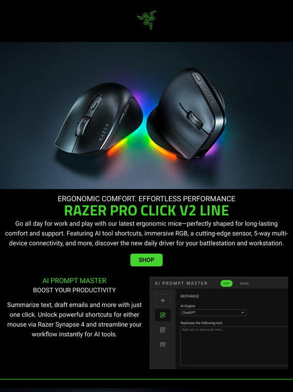 Vertical V2 Razor Razer: 🖱️Just Dropped: Razer Pro Click V2 & V2 Vertical Edition | Milled