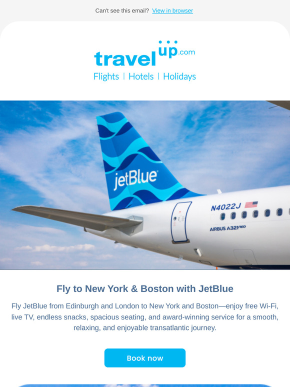 Upgrade your journey with JetBlue Mint Suite to New York & Boston