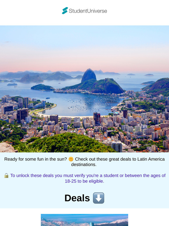 Flights to Latin America as low as $318! 😎