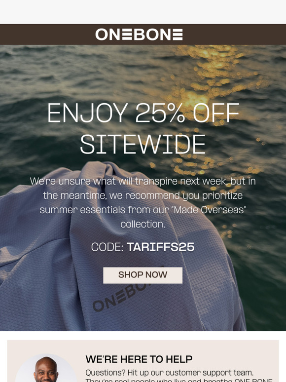 For A Limited Time Enjoy 25% OFF Sitewide