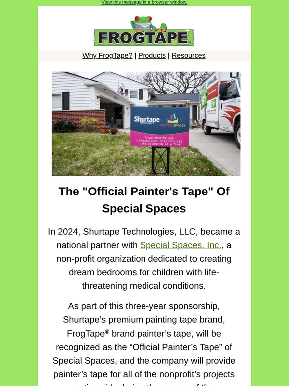 The "Official Painter's Tape" Of Special Spaces