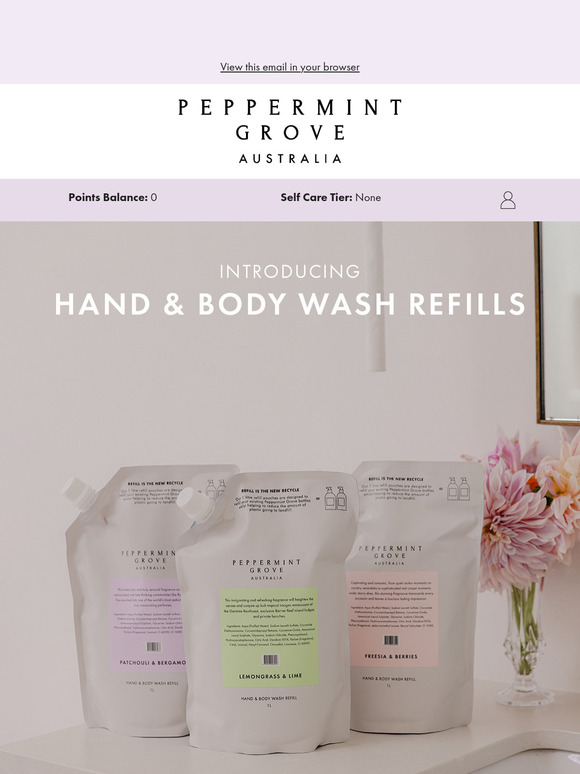 Introducing Hand & Body Wash Refills 🌿