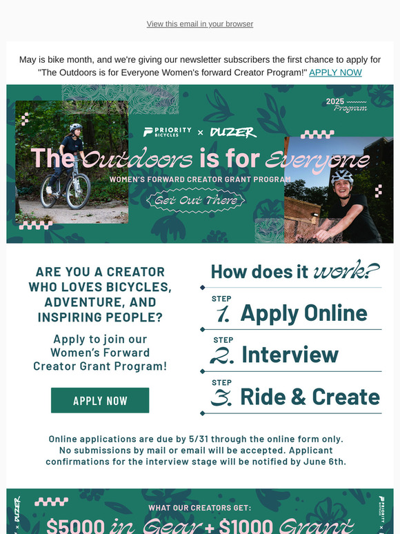 Ride with Us. Inspire Others. Apply Now!