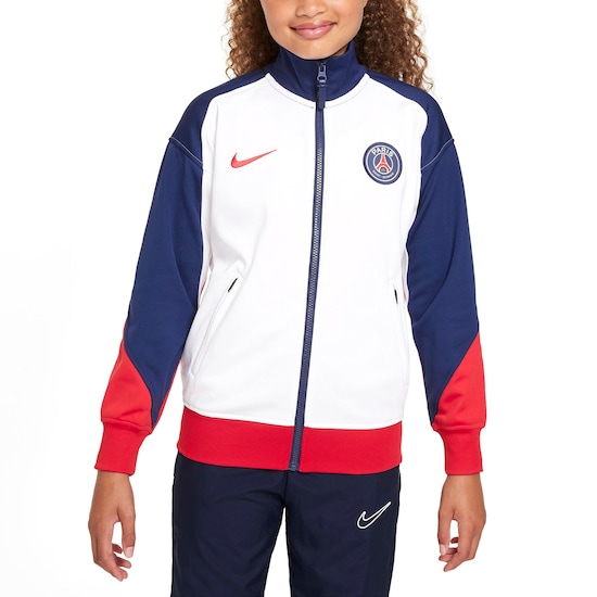 PSG Nike Anthem Jacket - White - Kids