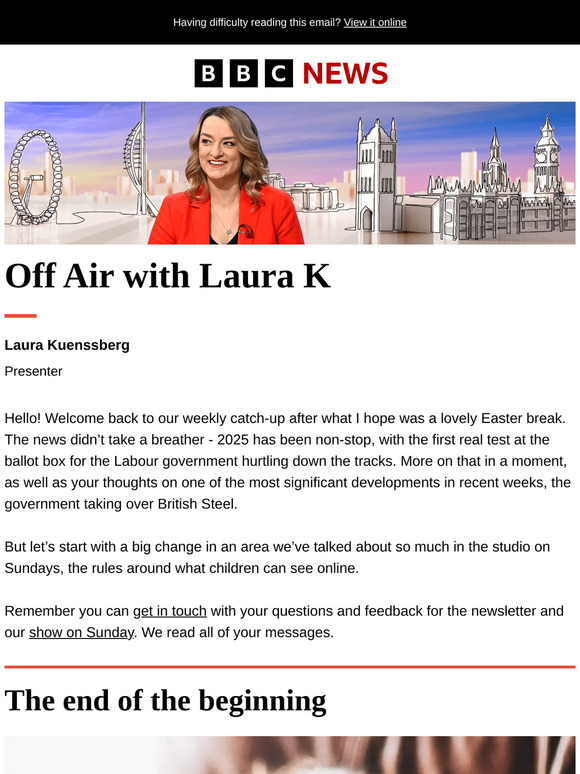 Off Air with Laura K: A new era in online safety?
