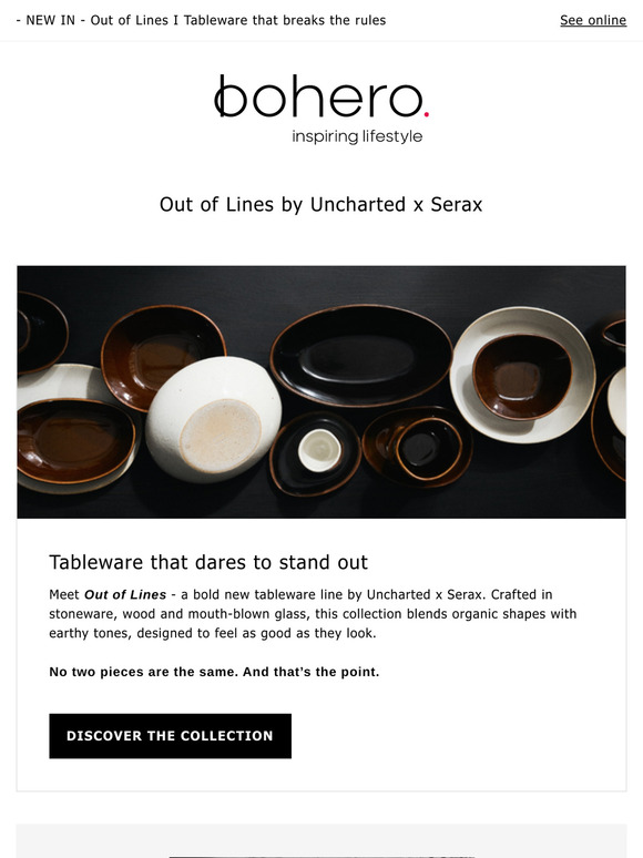 - NEW IN - Out of Lines I Tableware that breaks the rules