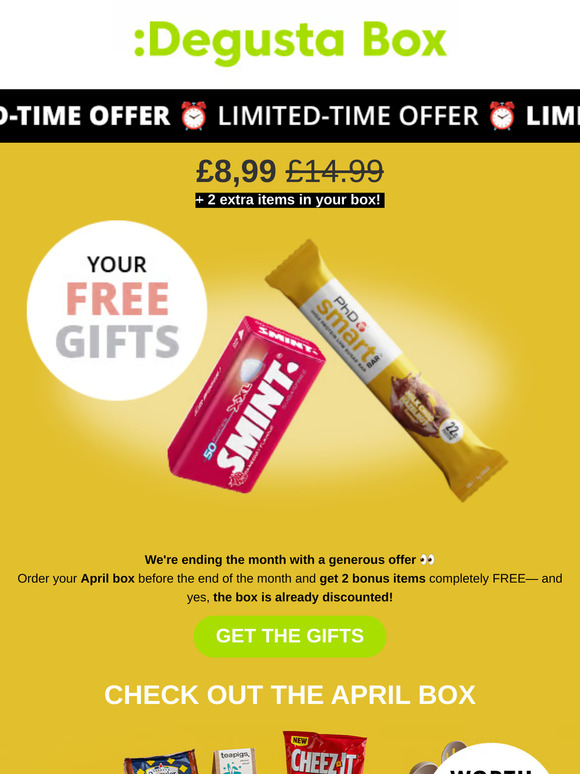 Last chance: 3 gifts, just for you! 🚀