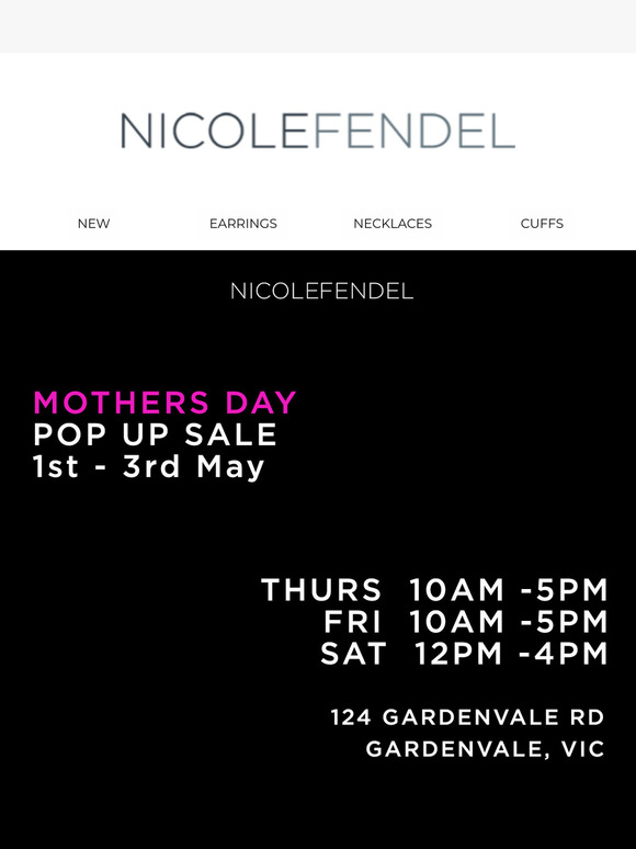 Mothers Day Pop Up Warehouse Sale